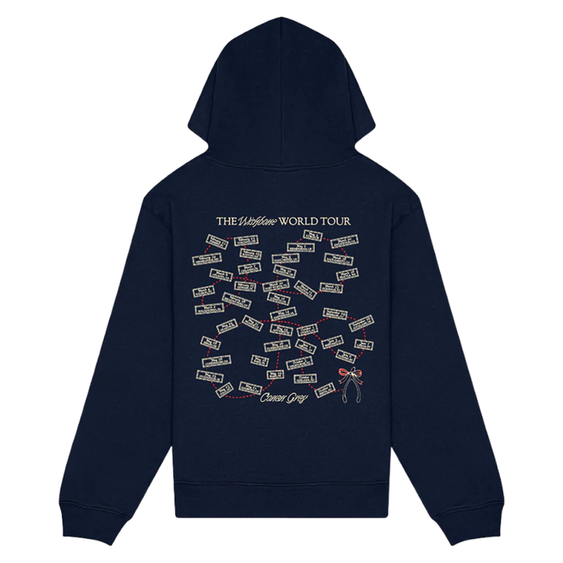 Conan Gray - The Wishbone World Tour Navy Hoodie